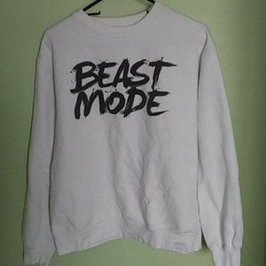 White beastmode sweatshirt